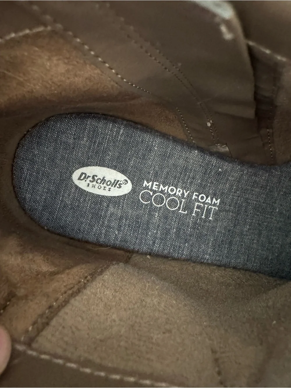 Dr. Scholl’s Janessa Taupe Memory Foam Ankle Boots 10M